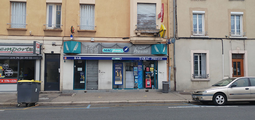 Tertiaire-Lyon-Bureau Tabac-Rénovation-Initial-Façade